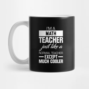 Math Teacher Mug